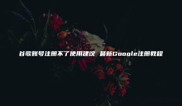 谷歌账号注册不了使用建议 最新Google注册教程-kardz资讯中心