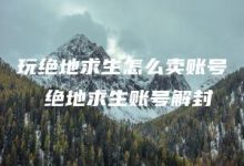 玩绝地求生怎么卖账号-kardz资讯中心