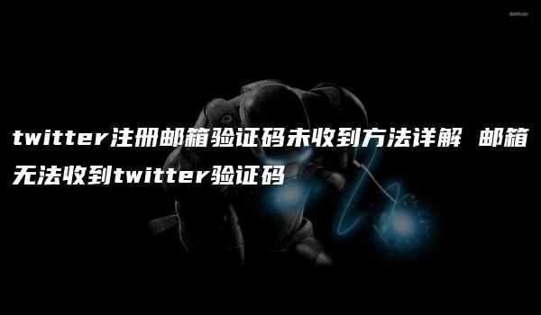 twitter注册邮箱验证码未收到方法详解 邮箱无法收到twitter验证码-kardz资讯中心